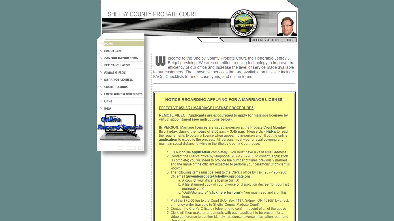 Shelby County Probate Court - Home Page